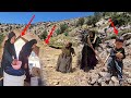 A busy day with Ali Saleh's family in nature, from collecting firewood to cooking lunch.