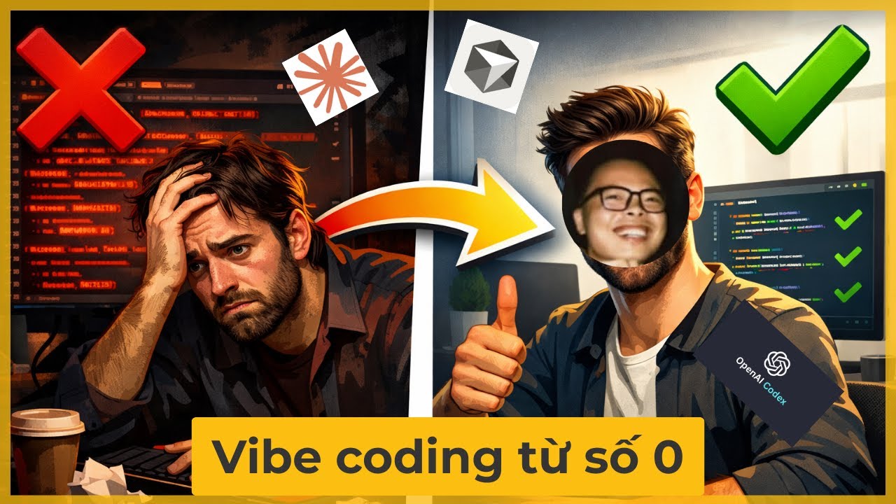 Bắt đầu với Vibe Coding như nào? | Vibe coding từ a-z - YouTube