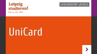 Wie funktioniert die UniCard der Universität Leipzig?