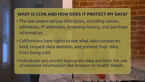 What Is CCPA And How Does It Protect My Data? - Talking Tech Trends