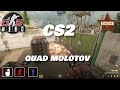 CS2 - molotov cache Truck to quad