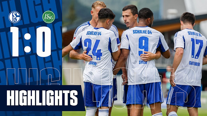 SYLLA trifft: 1:0-Sieg zum Abschluss des Doppelspieltags | FC Schalke 04 - FC St. Gallen 1:0