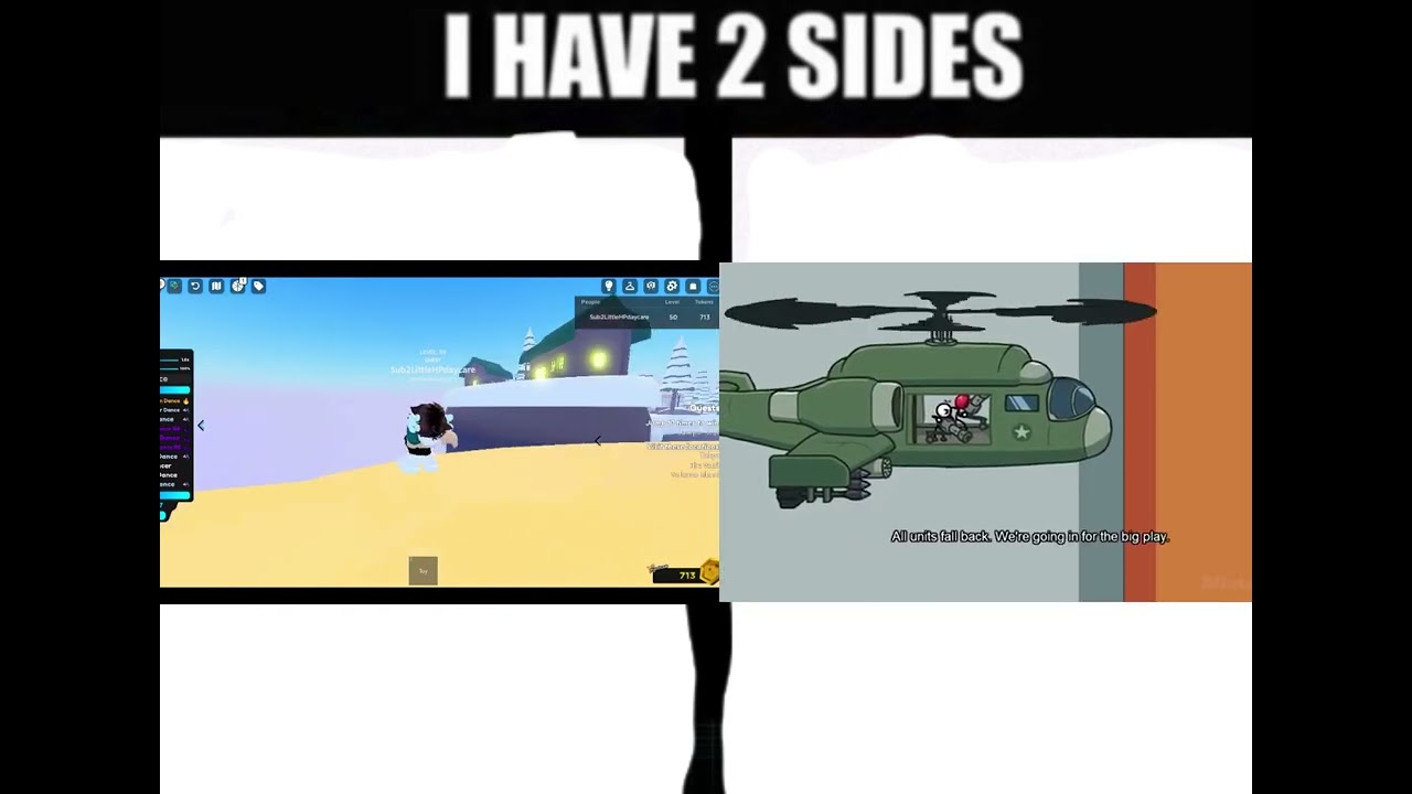 I have 2 sides. (Both are chipi chapas but 1 is different)