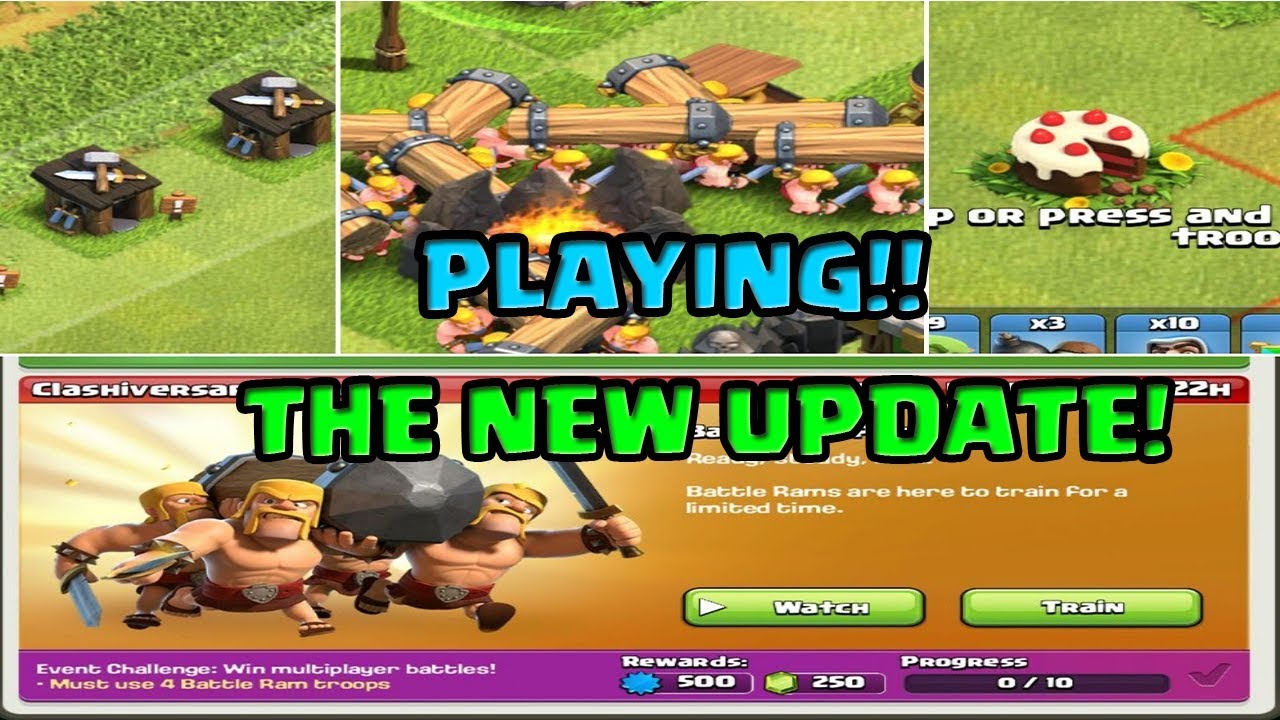 PLAYING THE ALL NEW COC UPDATE+BASE REVIEWING+UPDATE LEAKS!!clash of