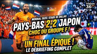 Pays-Bas 2-2 Japon : Le résumé du choc épique à Dallas !