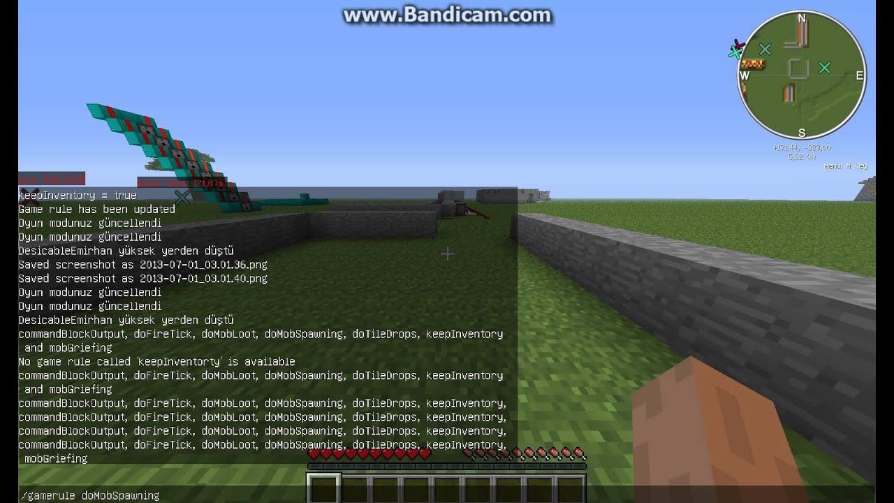 Minecraft hile nasıl yapılır bilgisayarlar