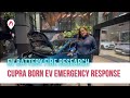 Emergency response to CUPRA BORN electric vehicle