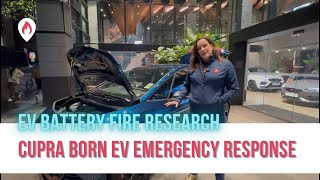 Emergency response to CUPRA BORN electric vehicle @evfiresafe
