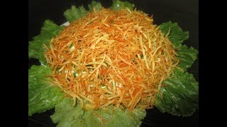 Салат из жареной рыбы.Салат из жареной щуки и картофелем пай Салат из жареной рыбы.Салат из жареной щуки и картофелем пай