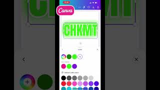 Tutorial How to Create Glowing Text in Canva with Neon Colors!  #art #diy #tutorial #canvatutorial