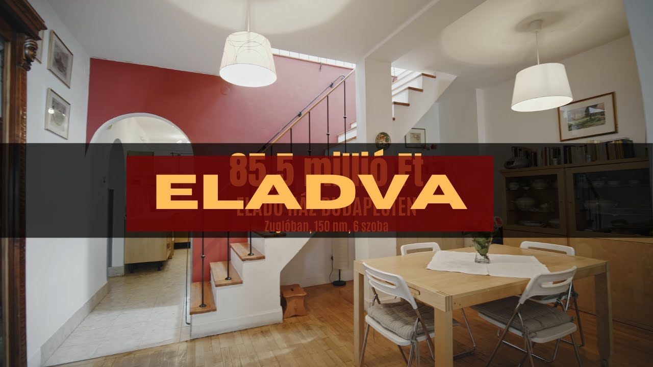 ELADÓ ház, Budapest Zugló