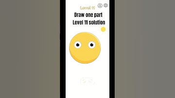 Draw one part level 11 Walkthrough easy and fast solution #dop #drawonepart  #shorts