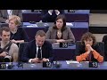 Leniie Umerova, Ukrainian and Crimean Tatar activist, at the European Parliament