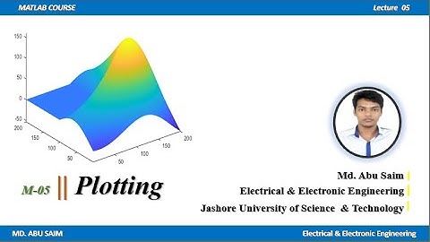 MATLAB Bangla Tutorial || Plotting || M-05