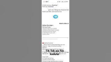 TikTok aia file free | tiktok aia file kodular | how to make app like tiktik in kodular | tiktok aia