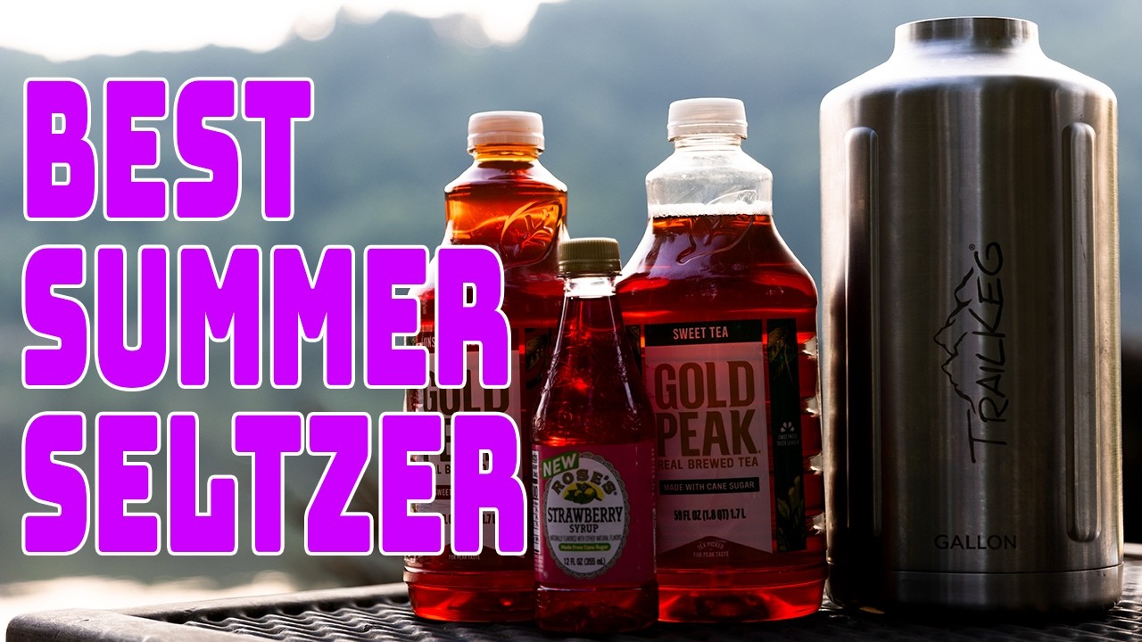 Strawberry Sweet Tea Seltzer - A Refreshing Summer DIY Drink