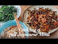 How to make a multi course Japanese meal | Cook a full Japanese meal