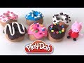 How to make Rainbow Donuts  Chocolate DIY Play-Doh Recipe - CLAY ART TV