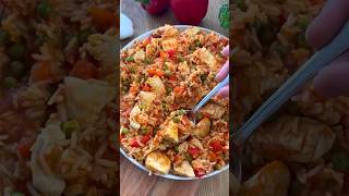 Serbian Rice Meat (One Pot) *Recipe to save! | #cooking #food #usa #shots