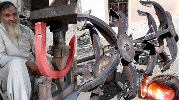 70 Years Old Man Making Huge 300kg Ship Anchors | Ship Anchor Making Process