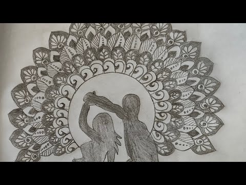 Couple Mandala Art Live ❤️