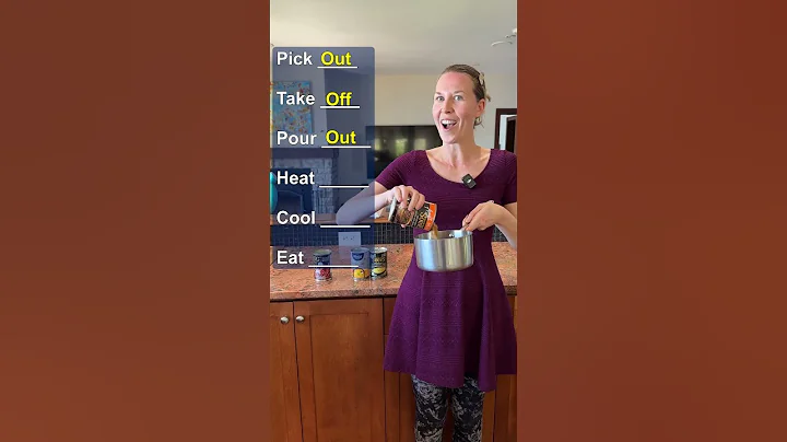 Learn Phrasal Verbs WITH ME and Sound like a NATIVE 🍽️ #learnenglish