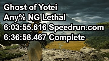 Ghost of Yotei Speedrun - Any% NG Lethal - 6:03:55.616 Speedrun.com Time