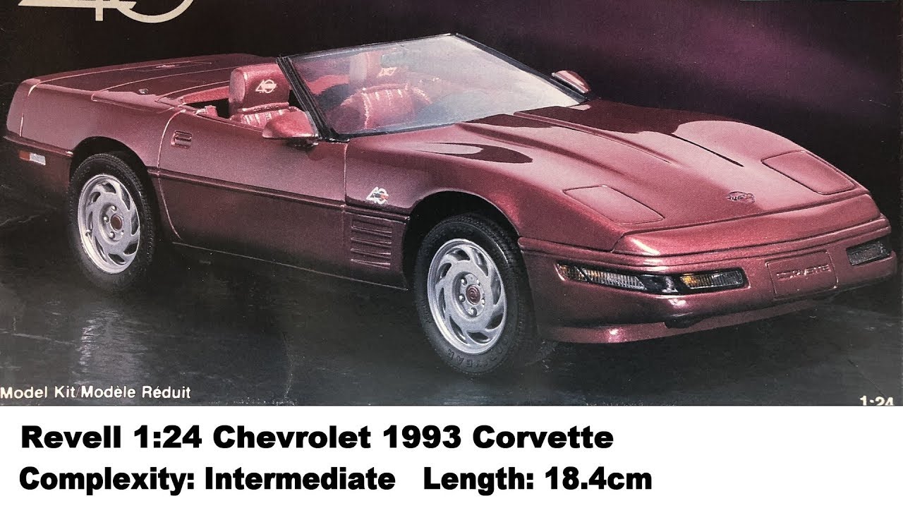 Revell 1:24 Chevrolet 1993 Corvette Kit Review - YouTube