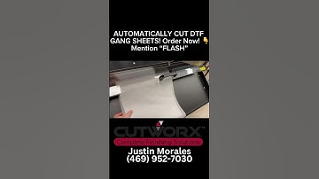 Automatically Cut DTF GANG SHEETS with this XYDTF Cutter! Order now 👇 #shorts #dtfprinting #dtf