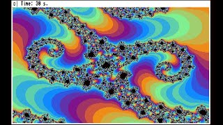 Full Amiga - Mandelbrot - written in AmigaBASIC - compiled with Cursor BASIC Compiler Update