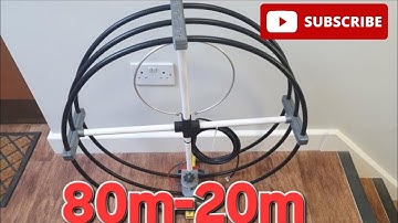 This is what you call a Mag Loop 80m - 20m 2E0ERO loop.