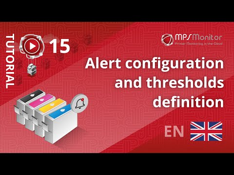 MPS Monitor 2.0:  15. ALERT CONFIGURATION AND THRESHOLDS DEFINITION