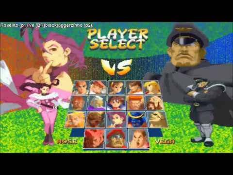 [HD] - Fightcade - Street Fighter Alpha 2 - Roselito(BRA) Vs [BR]Blackjuggerzinho(BRA)