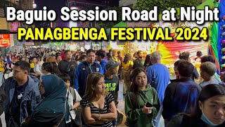 Crazy Crowded Night Market! Baguio City’s Busiest Road at Night | Panagbenga 2024