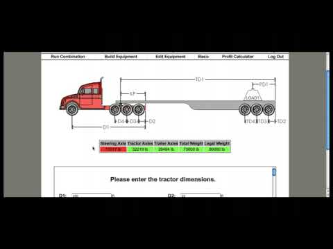 tractor trailer axle weight distribution