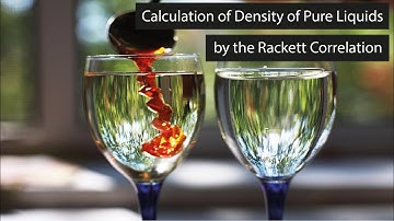 Excel: Calculation of Density of Pure Liquids by the Rackett Correlation
