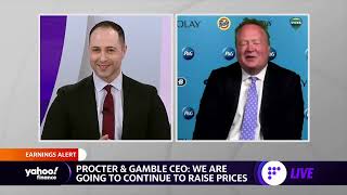 P&G CEO talks earnings, inflation, product pricing, and supply chains
