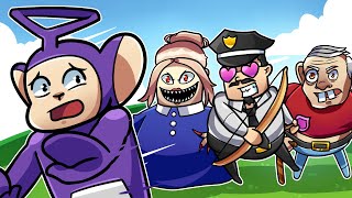 ESCAPE FROM MISS MARIE'S GARY'S GRUMPY GRANDPA | Tinky Winky Plays Roblox Escape Compilation