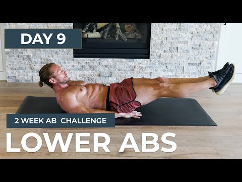 Day 9: 13 Min Lower Abs Workout Shredded: 2 Week Ab Challenge