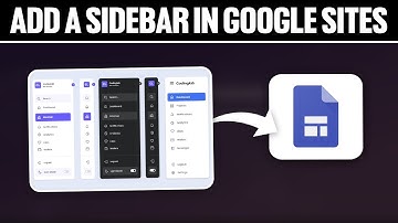 How To Add a Sidebar in Google Sites 2025! (Full Tutorial)