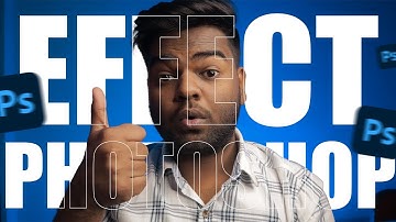 How to Make STROKE TEXT Effect in Photoshop for YouTube Thumbnails | Text on Top and Back of Photo