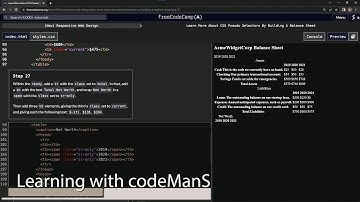 learn2code | freeCodeCamp (New) Responsive Web Design - Building a Balance Sheet: Step 27