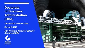 Discover the DBA at GEM: Marketing Research Insights