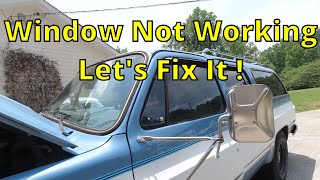 How To Replace The Power Window Motor On A Square Body Chevy/GMC Truck Or Suburban