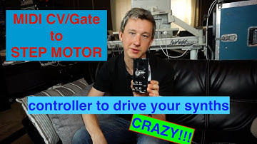 MotorPot - MIDI, CV/Gate to Step Motor controller overview and setup