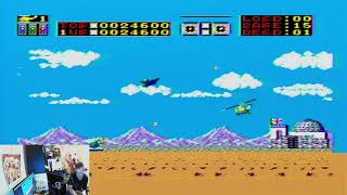 Choplifter!  gameplay on the Sega Master System in 2025