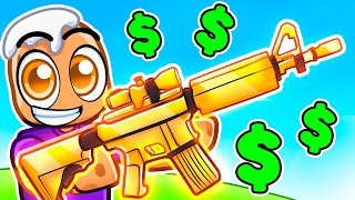 Spending $9,832,572 for Most OVERPOWERED Gun in Roblox!