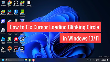 How to Fix Cursor Loading Blinking Circle in Windows 10/11