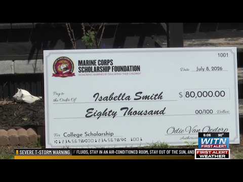 Swansboro student gets $80K scholarship surprise from Marine Corps foundation
