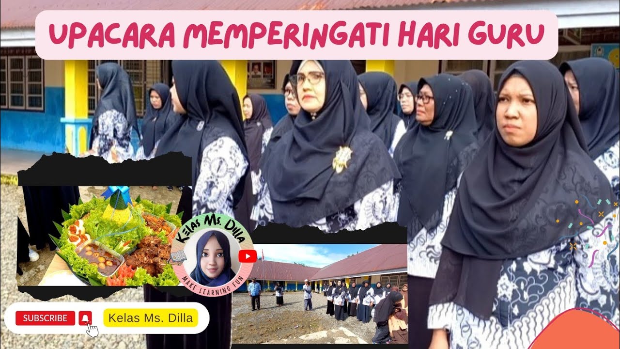 Memperingati hari guru 25 November di SDN 7 Meulaboh